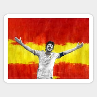 Raúl González Blanco - Real Madrid - La Liga Football Artwork Magnet